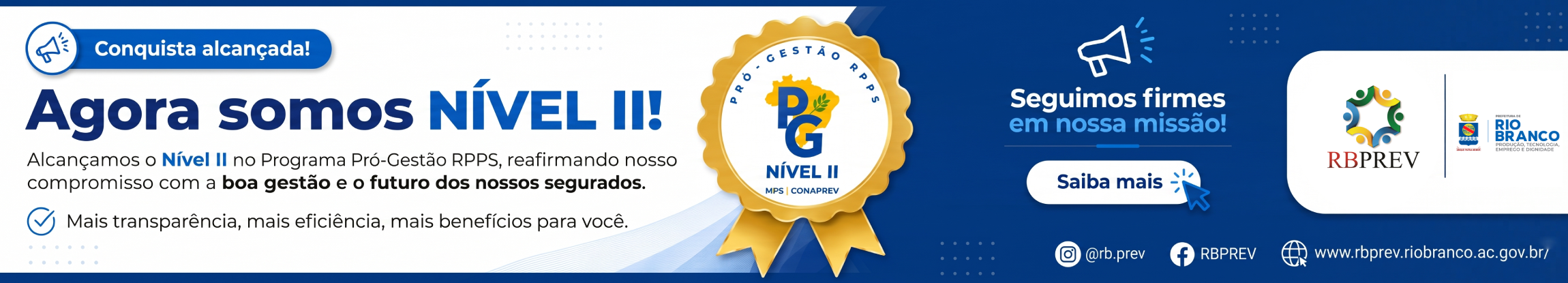 Banner informativo sobre o Censo Previdenciario