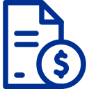 Ícone de um documento financeiro