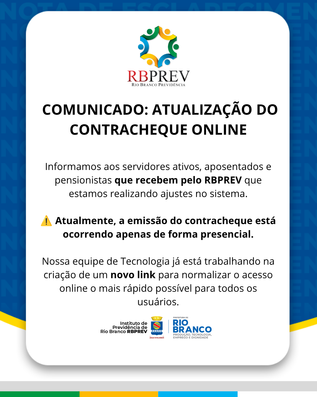 COMUNICADO